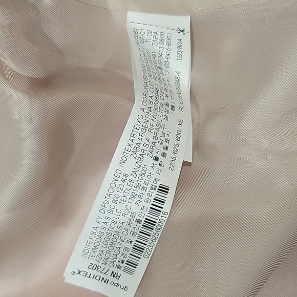 Zara red tweed plaid blazer - Picture 4 of 7